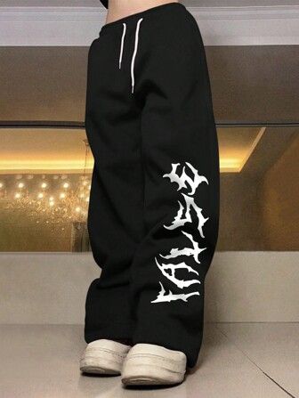 Men’s Oversized Baggy Fit Trousers – Ultra Comfortable Streetwear Pants with Elastic Waist and Utility Pockets