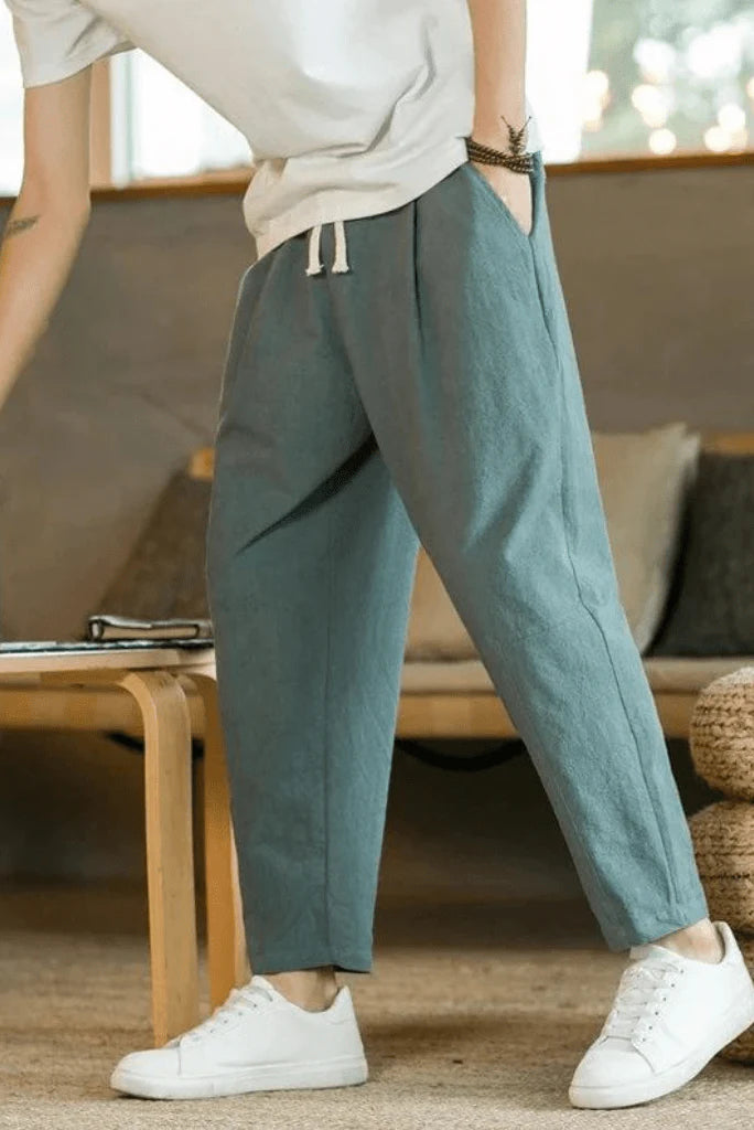 Men’s Relaxed Fit Baggy Trousers – Comfortable, Wide-Leg Everyday Pants for Effortless Style