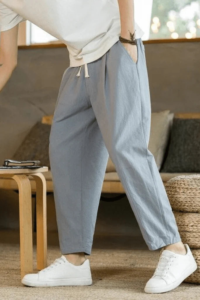 Men’s Relaxed Fit Baggy Trousers – Comfortable, Wide-Leg Everyday Pants for Effortless Style