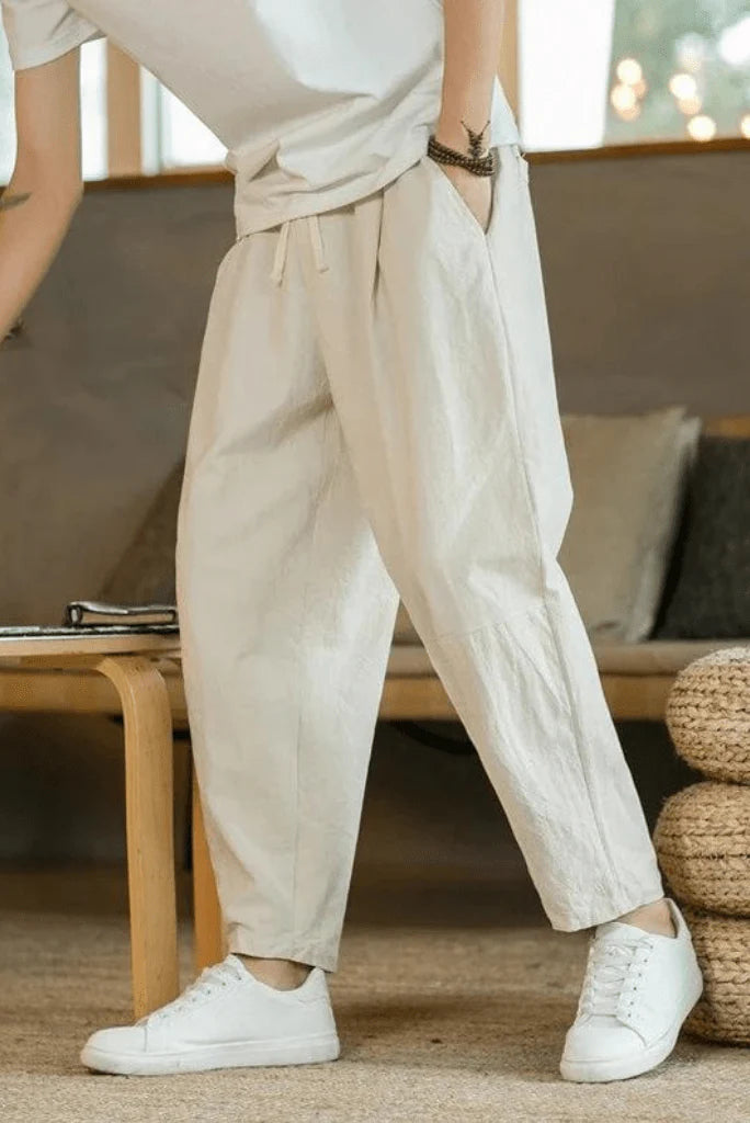 Men’s Relaxed Fit Baggy Trousers – Comfortable, Wide-Leg Everyday Pants for Effortless Style
